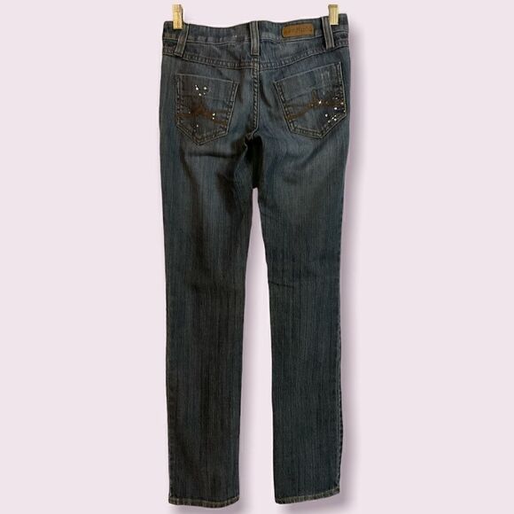 MUDD Vintage Womens Juniors Straight Leg Jeans - Picture 2 of 3